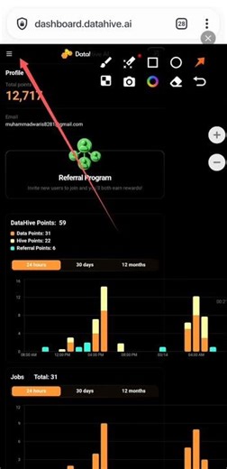 Datahive Mining Sol Wallet Connect | Datahive Like Grass #crypto #cryptocurrency