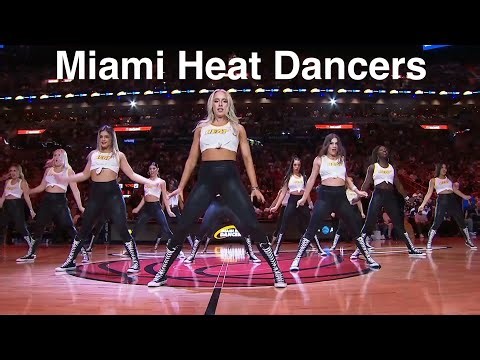 Miami Heat Dancers - NBA Dancers - 4/8/2022 dance performance - Heat vs Hawks