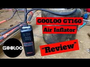 GOOLOO GT160 Air Inflator Use and Review