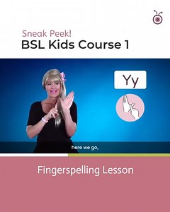 4K views · 26 reactions | Take a look at this sneak peek from our BSL Kids Course 1 Program: Fingerspelling Join the waitlist for our BSL Kids Course 1 program. An adventure awaits you! https://sign.lisamillsonline.com/bsl-online-made-easy-course-1-for-kids-squeeze-page-waitlist | BSL Online | Facebook
