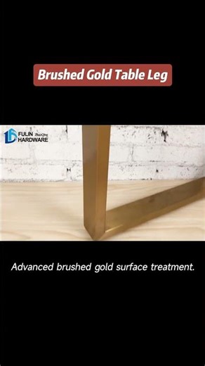 Gold Steel Table Legs #furniturefactory #furnitureparts