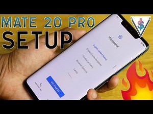 Huawei Mate 20 Pro Initial Setup including Face ID and In-display fingerprint scanner 🇱🇰