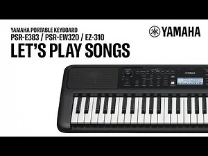 Yamaha Portable Keyboard PSR-E383 / PSR-EW320 / EZ-310 Style Video 3