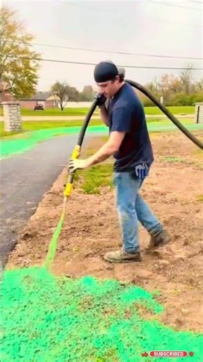HYdro seeding #hydroseeding #hydroseeding101 #hydroseedingvsseeding #hydroseed #hydroseeding