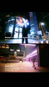 A thin line between reality and virtual reality, I find it crazy how realistic video games are becoming nowadays. I wonder what the future holds. إليكم فيديو سينمائي حوّل شوارع الكويت إلى مدينة من لعبة Cyberpunk 2077 Pleasure working with @nvidiageforceme on this project 🫶 #RTXOn | Gamer Snack