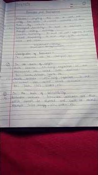 Class 10 notes geography chapter 1/ Resources and development notes class 10