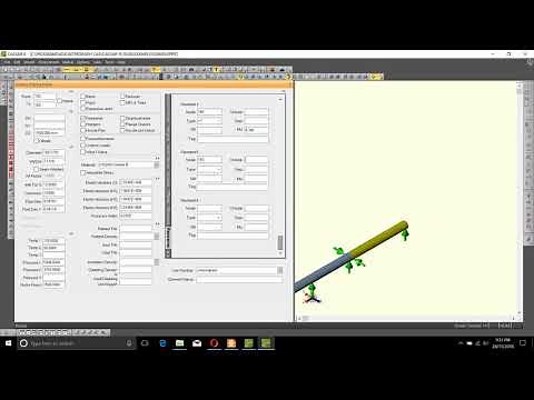 How To Add a Line Stop in Piping Model in Caesar II