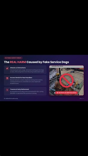 Should Fake Service Dogs Get Fined? 🚨 The Real Harm to Working Teams