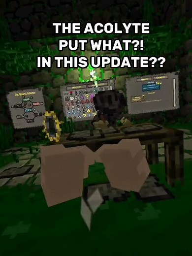 The acolyte asked us to add this... You'll soon have the option to