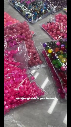 201PCS Yellow Blue Pink Purple Red Brown Black Series,Plush Fur Covered Ball Beads,Silicone Round Beads Lentil Beads for Keychain Making