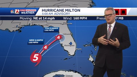 Cat 5 Hurricane Milton Expected to Pound Florida with wind, rain, and surge
