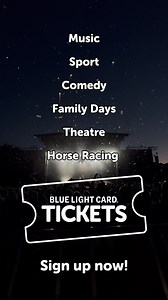 Blue Light Card members deserve recognition, and now they can enjoy exclusive access to free tickets for top sports, music, comedy, and VIP events.​ Only for you, as a Blue Light Card member​!! Log in to unlock the experience! | Blue Light Card