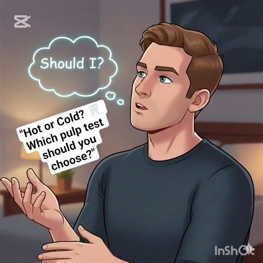 Confused when to use a hot or cold pulp test ? Discover the key rule in the full video #prometric