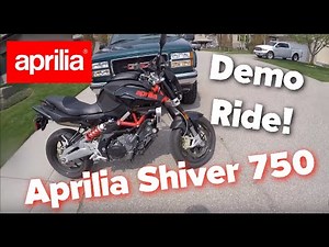 I RODE AN APRILIA SHIVER 750!