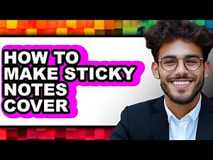 How to Make Sticky Notes Cover (only Way)