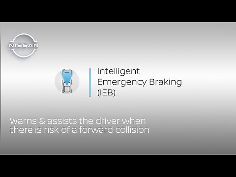 How the Nissan Intelligent Emergency Braking (IEB) works