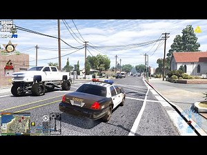 GTA V - LSPDFR 0.4.9🚔 - LSSD/LASD - Sheriff K9 Patrol - Illegal Immigrants | Animal Attack - 4K