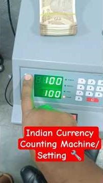 Indian 💶Currency Counting Machine|Currency Counting Machine Setting #repairing #electrical #shorts