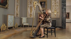 It’s Music Monday! This year marks the 100th anniversary of the MFA’s musical instruments collection—one of the oldest in the US. This 18th-century French pedal harp was among the first instruments acquired by the Museum. The graceful outline of harps lends itself to carved and painted decoration, which here includes rural scenes on the soundboard and Chinese-inspired designs on both sides of the curved neck. | Museum of Fine Arts, Boston