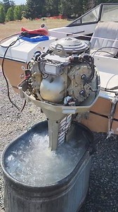 Video #2 running that 1976 Evinrude 135hp V4 2-stroke. | Outboard Madness
