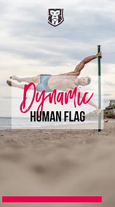 Build more shoulder robustness and dynamic strength by working in and out of the Human Flag   Bottom Arm Pushing  Top arm Pulling  Connect the hip to raise feet off the ground Working IN & OUT of the position provides opportunity to further develop strength and control through range  | Nova Eu | Facebook