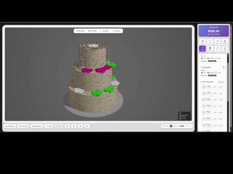 Web-Based Cake Ordering System With 3D Customization