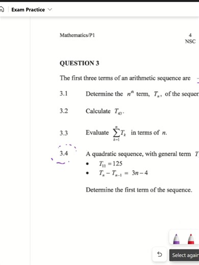 Feb/Mar 2018 Grade 12: Sequences & Functions Exam Prep #rakgweboeducation