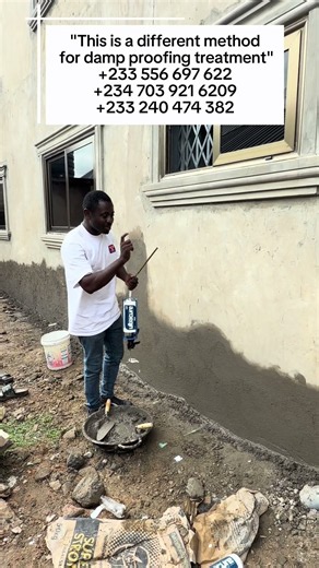"This is a different method for damp proofing treatment"