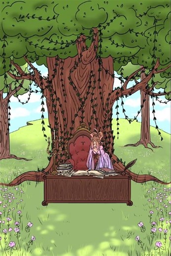 🤍🌳📚Speedpaint line up and colour render the storytelling #art #speedpaintingsexperience