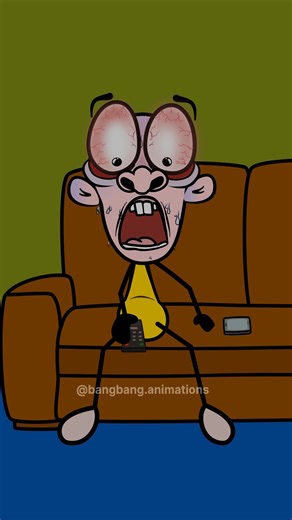 When You Watch Scary Movies Alone! 😂 (Animation Memes) #shorts #funny