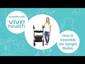 How to Assemble the Vive Mobility Upright Walker