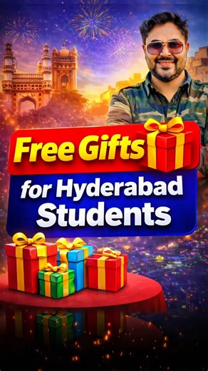 Free Gifts for Hyderabad Students 🎁 By Gagan Pratap Sir #ssc #meetup #selectionwayapp