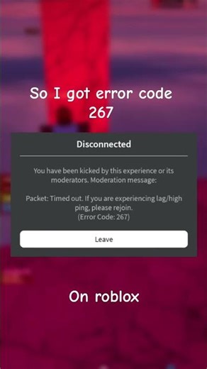 error code 267
