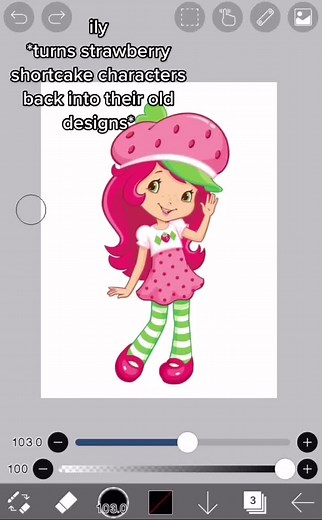 the new designs are a CRIME 😭 #strawberryshortcake #strawberryshortcakecosplay #strawberryshortcakecharacters #redisign #ibispaintx #TeamofTomorrow