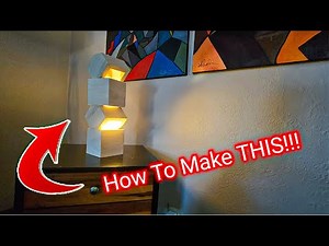 How To Make A Cube Lamp || DIY Woodworking Project