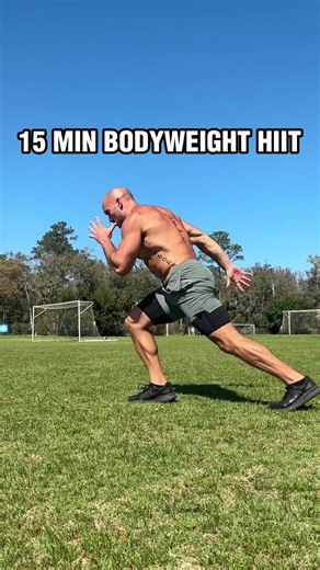 🔥15 Minute Bodyweight HIIT to Burn Fat Fast ⚡️15 minute bodyweight HIIT workout designed to burn fat, lose weight, and improve conditioning. Fast paced circuit you can do anywhere. Exercises: • Split Hop • High Knee • Jumping Jack • Shuffle Push Up • Standing Side Crunch • Up Down Plank ✅ Save this workout and follow for daily fat burning workouts! #fitness #hiit #workout #bodyweight #fitcircuits