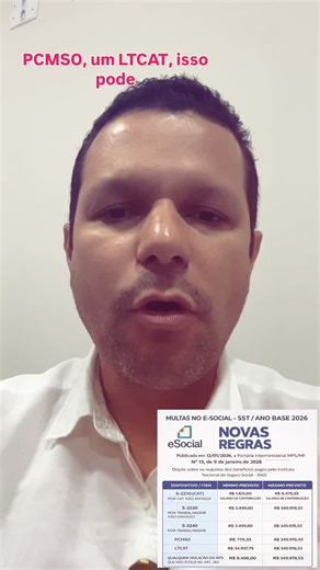 Grupo Sessma Saúde on Instagram: "🚨 Multa no eSocial não acontece por falta de documento. Ela acontece por falta de gestão. Ter PGR, PCMSO, ASO e laudos não protege ninguém se: ❌ a informação está errada ❌ os dados não conversam entre si ❌ não existe controle, rotina e conferência 📌 Documento não resguarda. 📌 Gestão, controle e qualidade da informação sim. Quem é multado no eSocial não é quem “não tem papel”. É quem não gerencia riscos, eventos e dados no dia a dia. ⚠️ eSocial é sistema. 📊 S