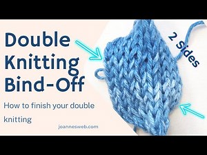 Double Sided Knitting Bind Off