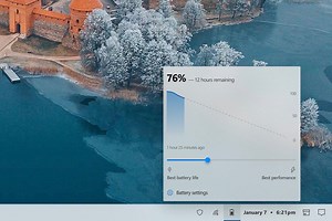 Beginilah Konsep Windows 10 Battery Flyout Yang Mirip Android!