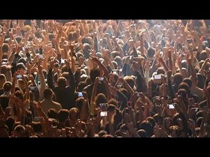 Crowd At Rock Concert Stock Video