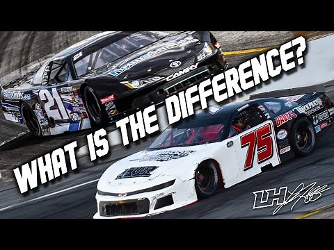WHAT IS THE DIFFERENCE BETWEEN A SUPER LATE MODEL AND A NASCAR LATE MODEL STOCK? Offset vs Perimeter