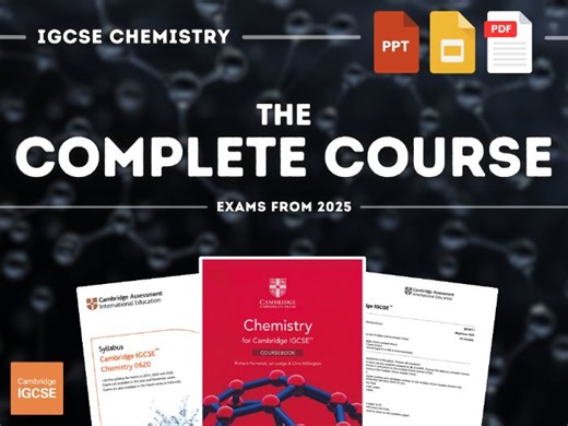 Cambridge IGCSE Chemistry - The Complete Course | Teaching Resources