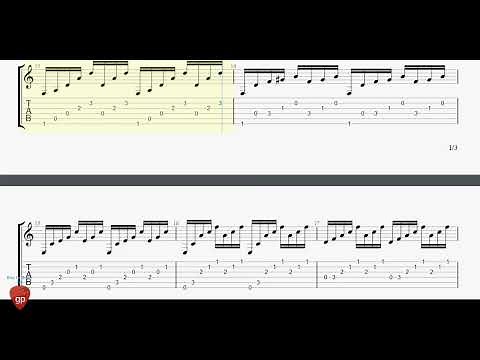 J.S. Bach - Prelude in C Major - Guitar Tabs