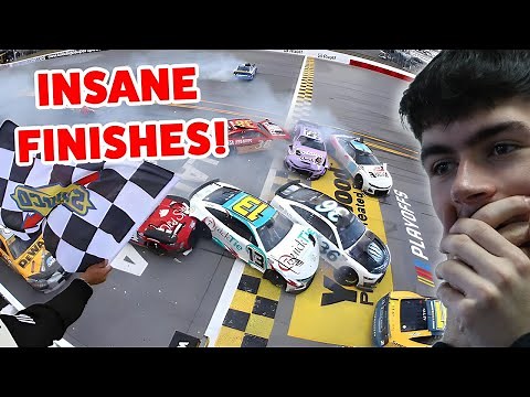 BRIT Reacts to Nascar's Insane Finishes