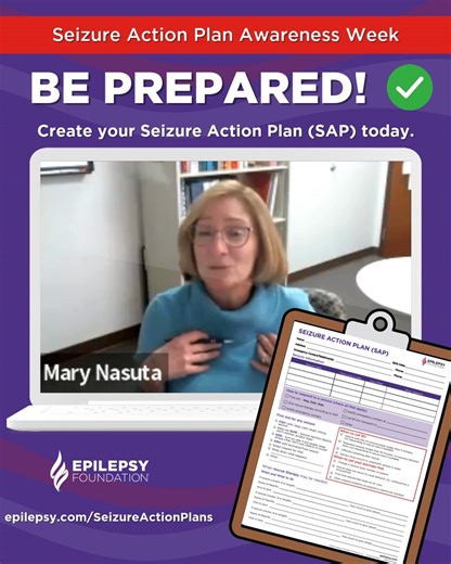 This Seizure Action Plan Awareness Week, learn the essential steps to create a comprehensive plan and gain the confidence to manage epilepsy for yourself or a loved one. Empower yourself and get the tools you need today. Learn more: https://www.epilepsy.com/preparedness-safety/action-plans?utm_campaign=sapaw&utm_source=instagram&utm_medium=social&utm_content=1770686820 | Epilepsy Foundation of America
