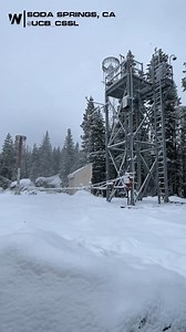 Not a bad start! ❄️ The Sierra Snow Lab has clocked almost a foot of snow in the past week - with another gradual few inches adding on to the vital snow pack on Thursday! Good winter snow in the Sierras is critical for the entire state of California's water supply! | WeatherNation