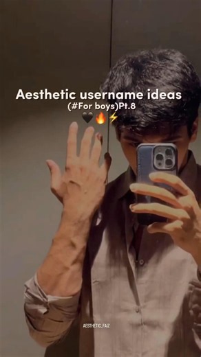 Aesthetic Username Ideas For Boys 🖤✨ (#Must Try) #Shorts