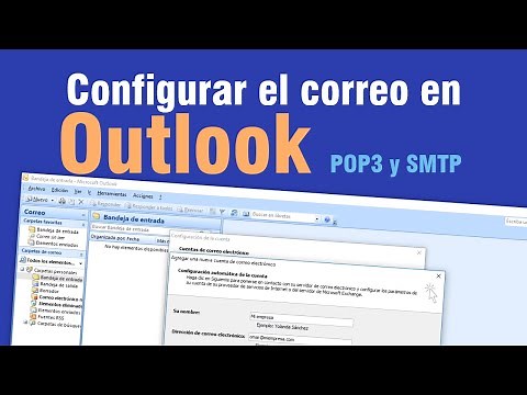 Como configurar el correo en Microsoft Outlook - POP3 y SMTP