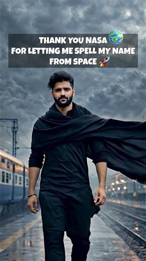 I wrote my name using NASA Satellite