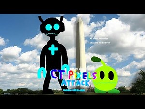 CT Pixels attack (CT video games Attacking Washington DC ) (Animation)